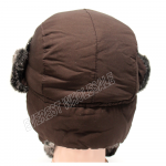 Trapper Troopper Knit Hat * Brown Color * 1 pcs - Image 3