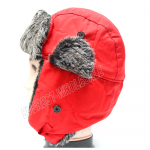 Trapper Troopper Knit Hat * Red Color * 1 pcs - Image 2