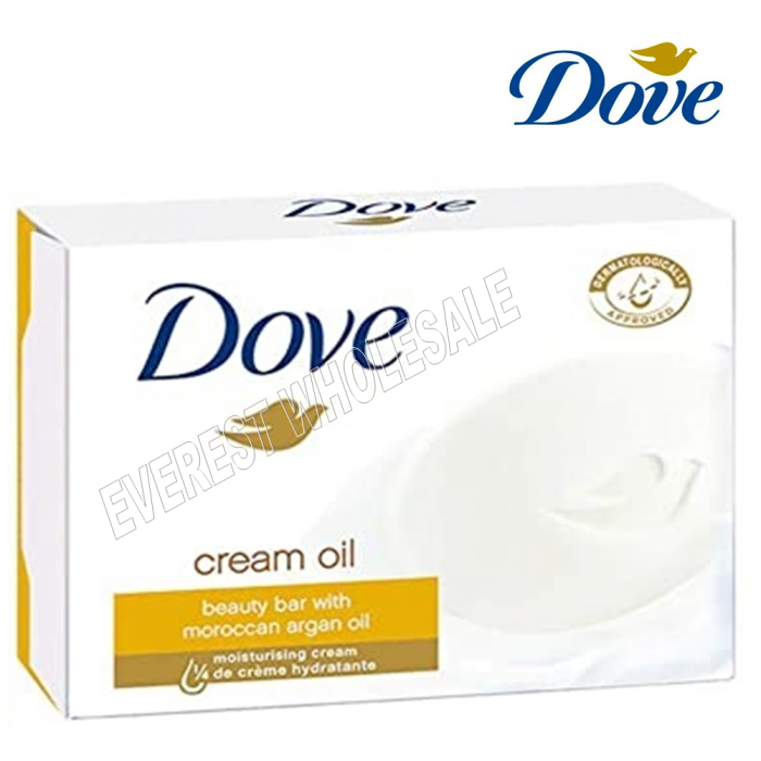 Dove Bath Soap 135 g * Cream Oil * 3 pcs - Image 1