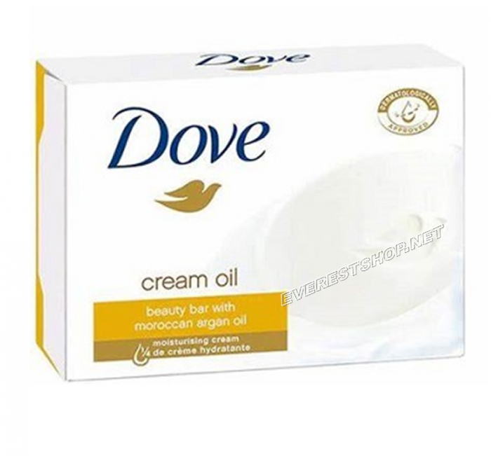 Dove Bath Soap 135 g * Cream Oil * 2 pcs - Image 1