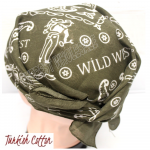 Cotton Sport Bandana Khaki 1 pcs - Image 2