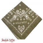 Cotton Sport Bandana Khaki 1 pcs - Image 3