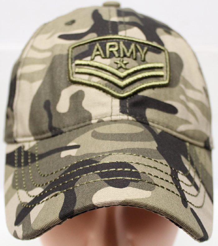 Army Designed Cotton  Baseball Caps * Assorted Colors - Image 3