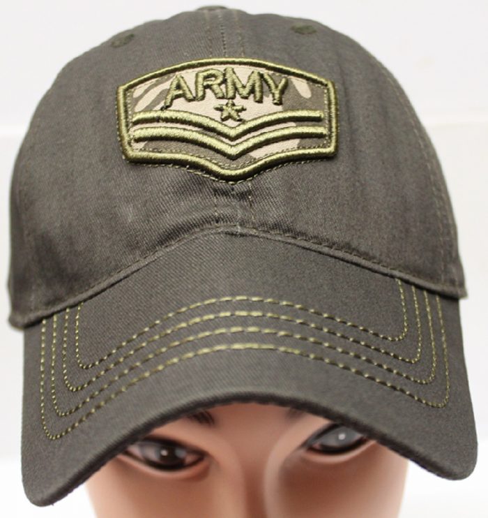 Army Designed Cotton  Baseball Caps * Assorted Colors - Image 2