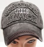 Vintage Cotton Baseball Caps * THE ORIGINAL BLACK * Assorted Colors - Image 9