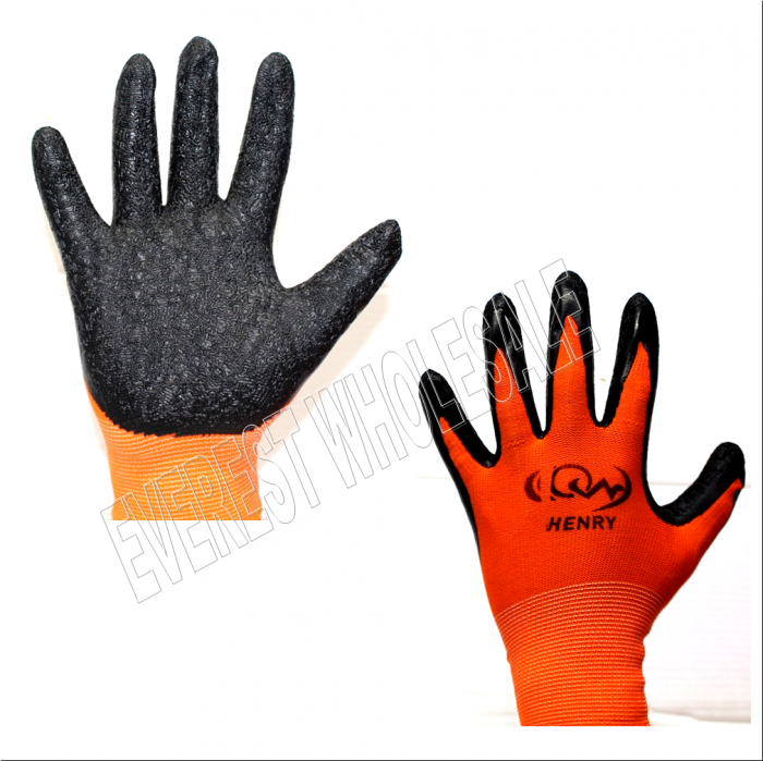 Quick Grip Light Duty Work Glove * Orange * 2 Pairs - Image 1