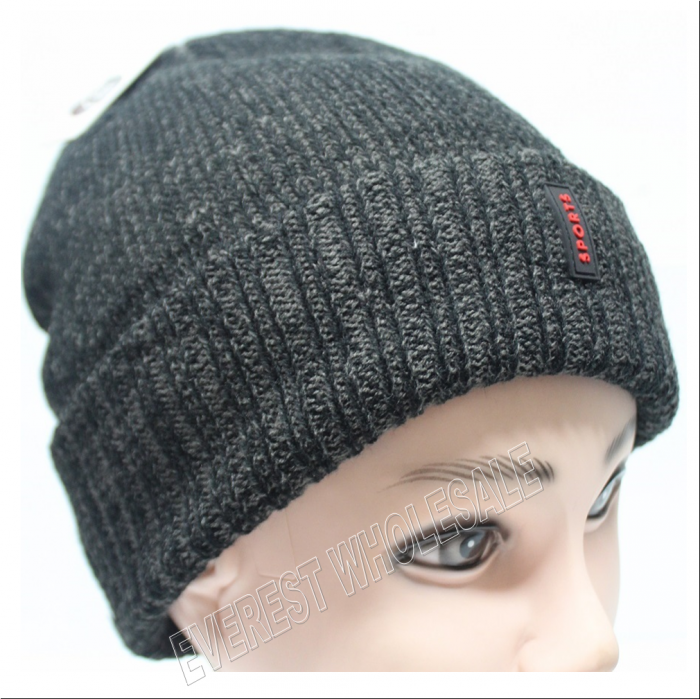 Double Fleece Sport Insulation Sports Logo Winter Hat - Image 2