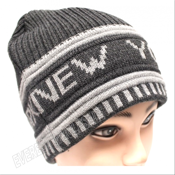 Double Fleece Sport Insulation New York Logo Winter Hat - Image 5