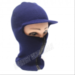 Double Fleece Sport with Snow Mask & Zipper Winter Hat - Image 4