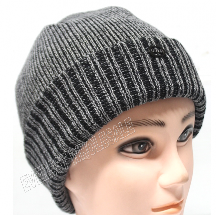 Double Fleece Sport Insulation Fashion Logo Winter Hat - Image 1