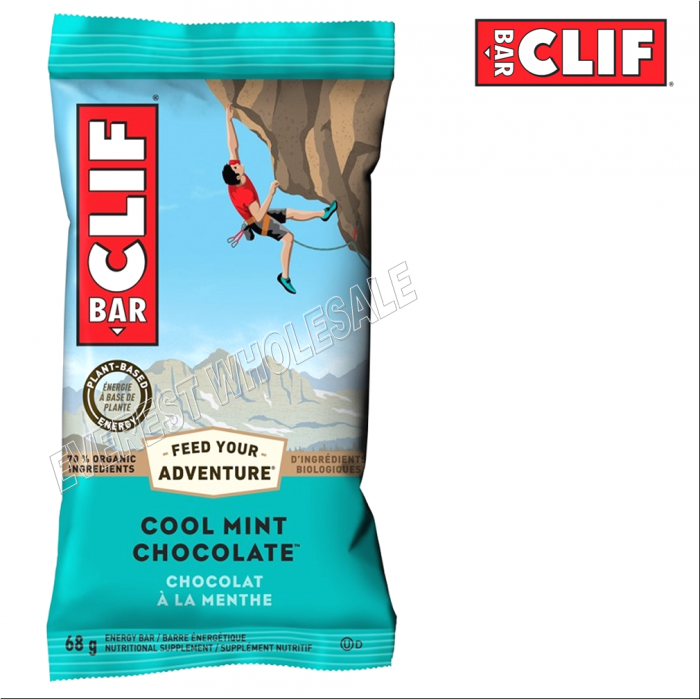 Cliff Energy Bar 2.40 oz * Cool Mint Chocolate * 12 pcs - Image 1