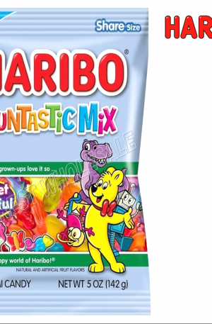 Haribo Gummi Candy 5 oz * Funtastic Mix * 6 pcs