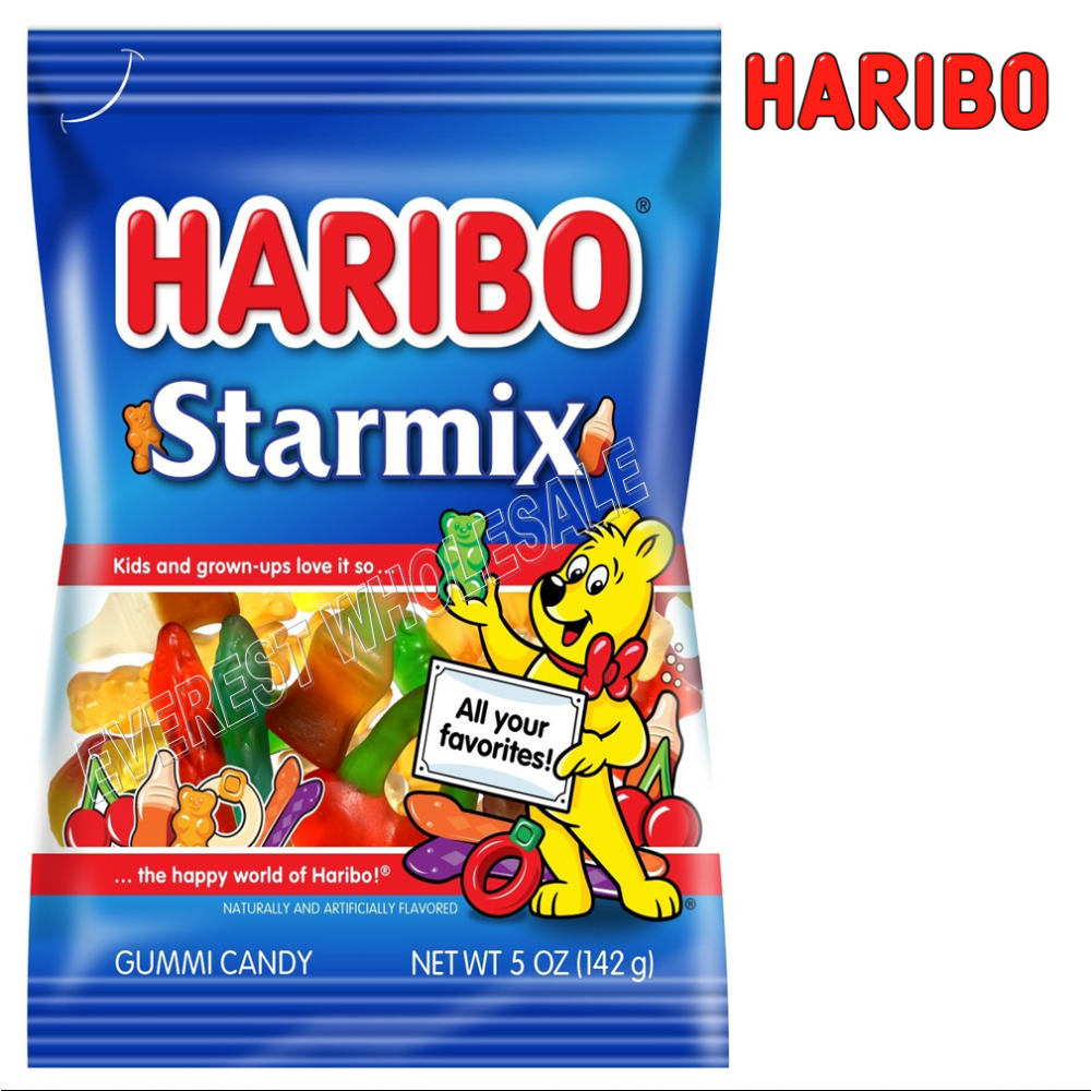 Haribo Gummi Candy 5 oz * Starmix * 12 pcs Everest