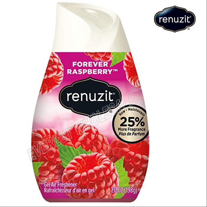 Renuzit Solid Cone Air Freshener 7 oz  * Forever Raspberry * 3 pcs - Image 1
