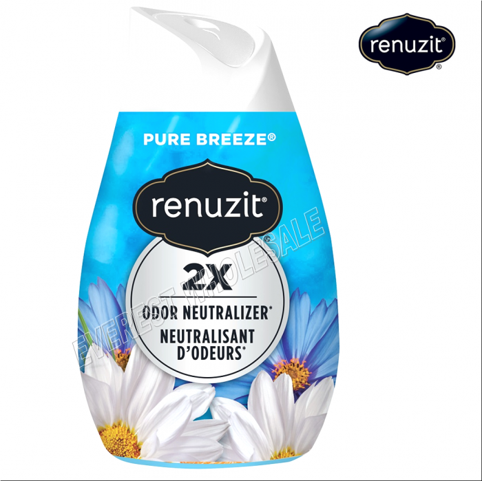 Renuzit Solid Cone Air Freshener 7 oz * Pure Breeze * 3 pcs - Image 1