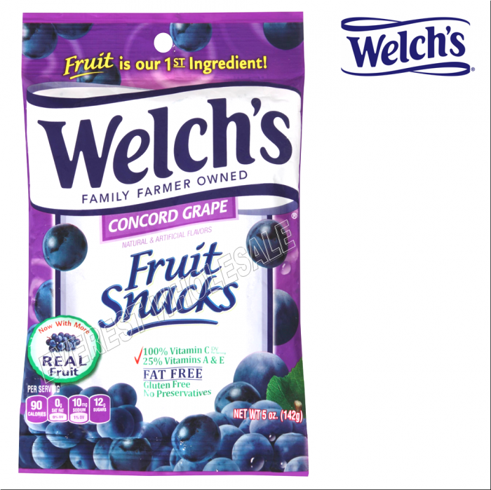 Welch Gummi Candy 5 oz * Concord Grape * 12 pcs - Image 1