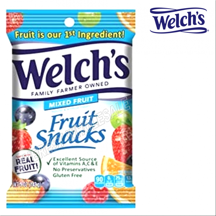 Welch Gummi Candy 5 oz * Mixed Fruit * 12 pcs - Image 1