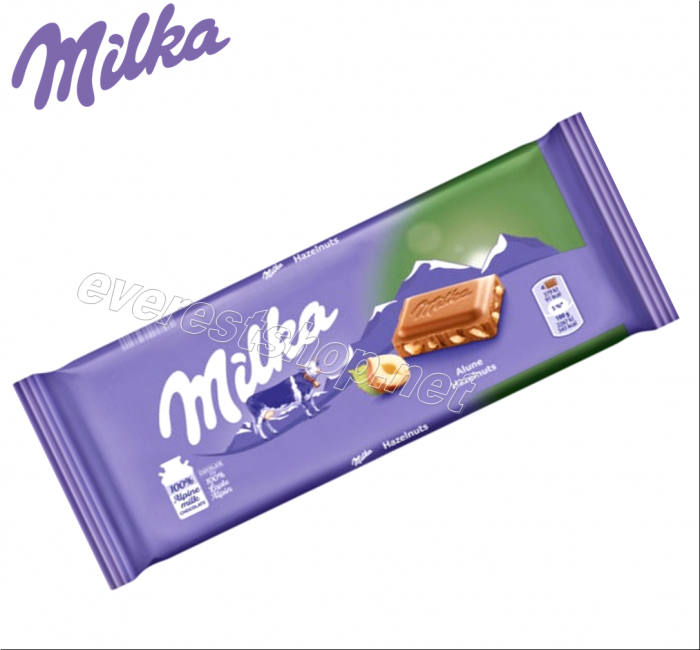 Milka Milk Chocolate 100 g x 22 pcs * Hazelnut * - Image 1