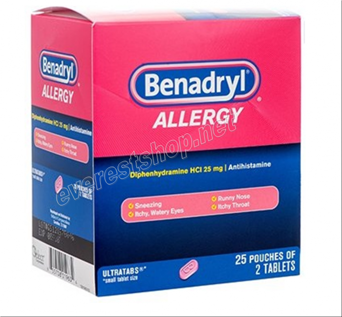 Benadryl Allergy 25 packs x 2 ct / pack - Image 1