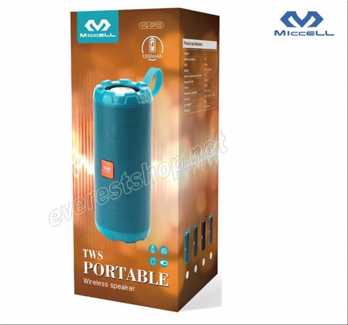 Miccell Bluetooth Portable Speaker VQ-SP05 - Image 2
