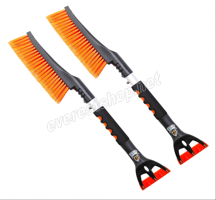 Snow Brush with Scraper with Sponge Handle 26 inch * 1 pcs - Image 1