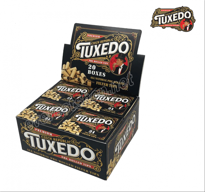 Tuxedo Premium Tobacco Rolling Paper Tips * 20 Boxes - Image 1