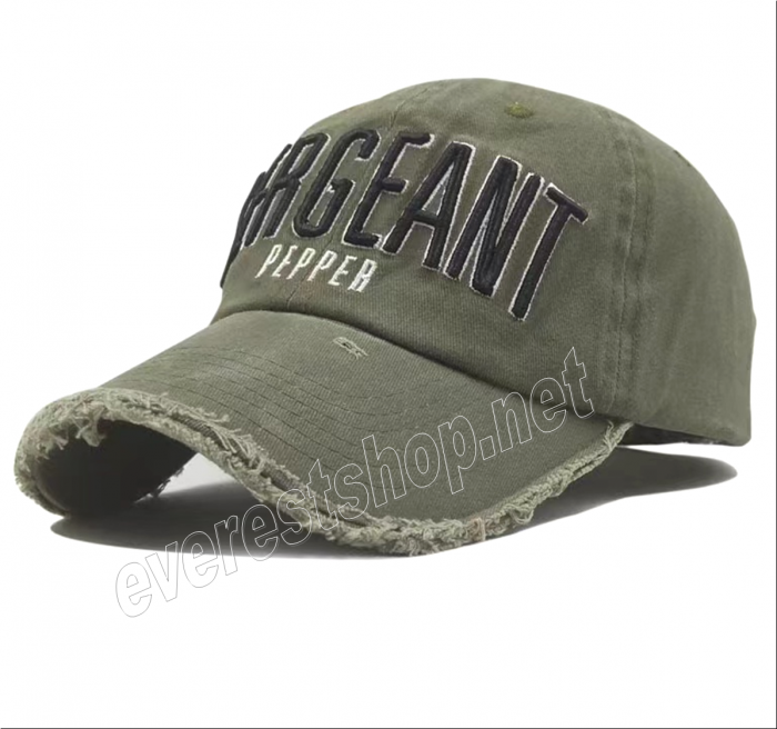 Washed Cotton Vintage Baseball Cap * Sergeant Pepper * - Image 1
