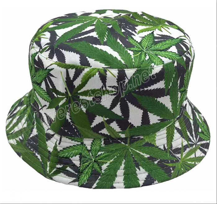Sport Bucket Hat Adult Size * Leaves * - Image 1