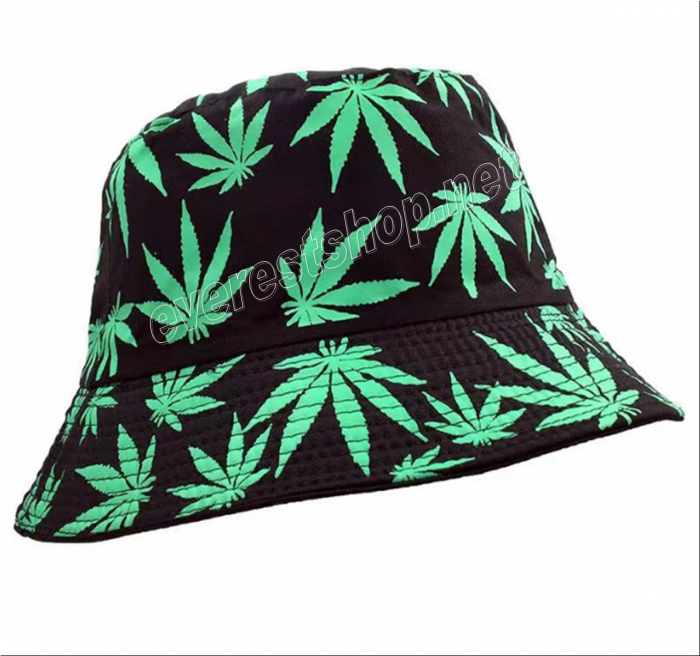 Sport Bucket Hat Adult Size * Marijuana Leaves * - Image 1