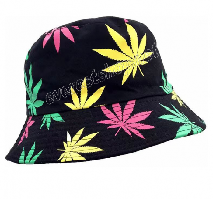 Sport Bucket Hat Adult Size * Marijuana Leaves * - Image 1