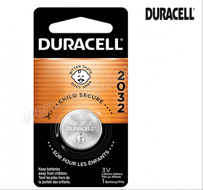 Duracell Lithium Car Remote & Calculator Battery * 2032 *  3 pcs - Image 1