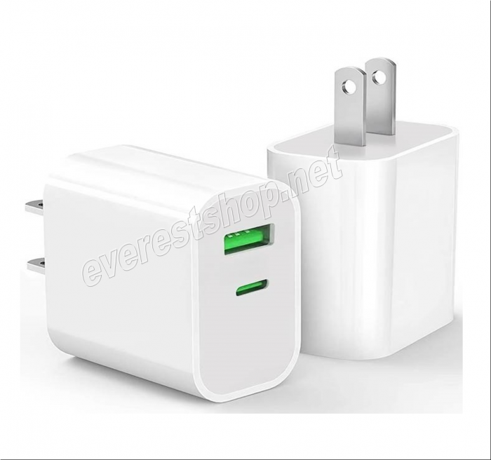 Type C USB Dual PD Phone Charger for Iphone - Image 1