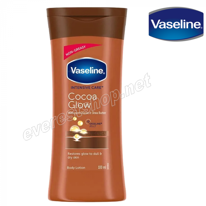 Vaseline Lotion 100 ml * Cocoa Glow * 2 pcs - Image 1