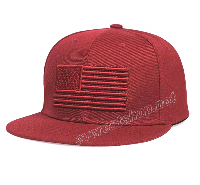 Flat Top Baseball Caps * USA Flag * Select the Color - Image 3