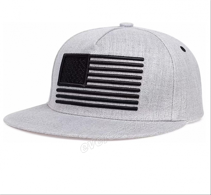 Flat Top Baseball Caps * USA Flag * Select the Color - Image 4