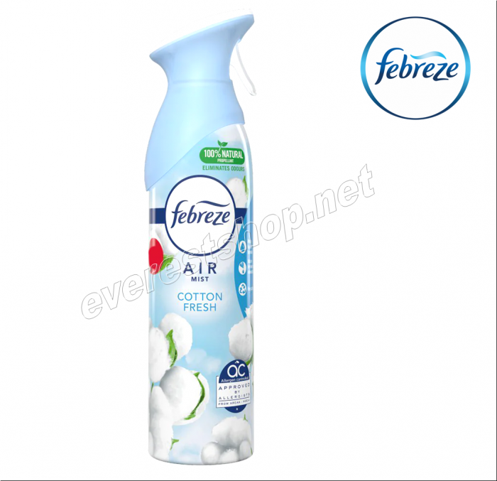 Febreze Air Freshener 8.8 oz * Cotton Fresh * 3 pcs - Image 1