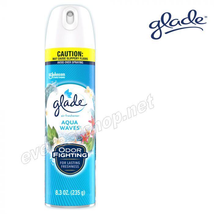 Glade Air Freshener 8.3 oz * Aqua Waves * 3 pcs - Image 1