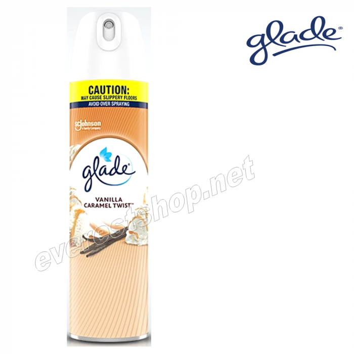 Glade Air Freshener 8.3 oz * Vanilla Caramel * 6 pcs - Image 1