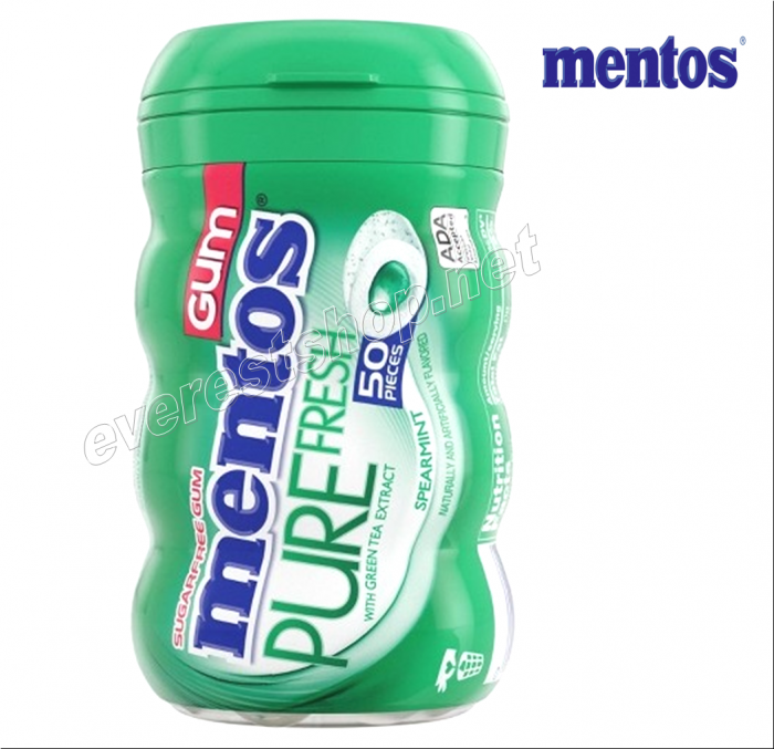 Mentos Gum 50 ct * Spearmint * 2 pcs - Image 1