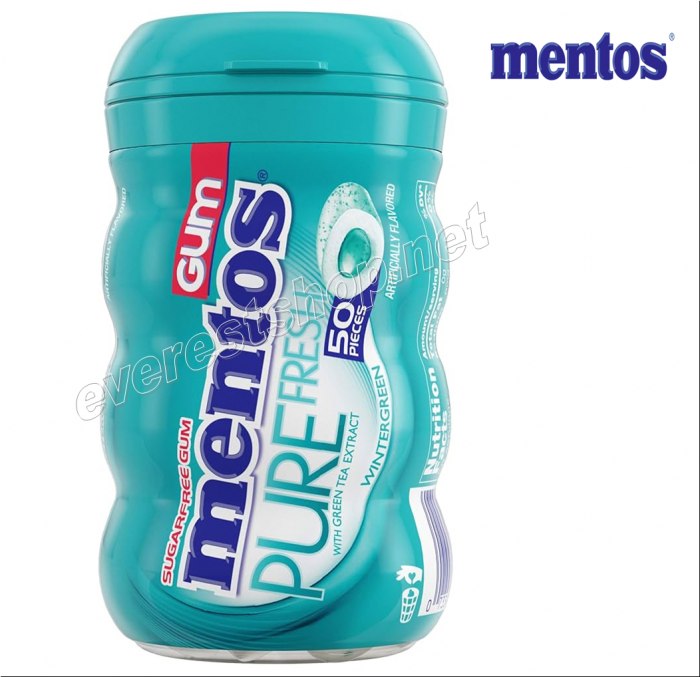 Mentos Gum 50 ct * Wintergreen * 2 pcs - Image 1