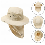 Sun Protected Sport Safari – Fisherman Hats With Neck Cover * Model # 05 - Image 2