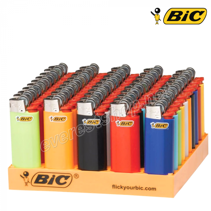 Bic Disposable Child Protected Mini Size Lighter * Assorted Colors * 50 pcs - Image 1