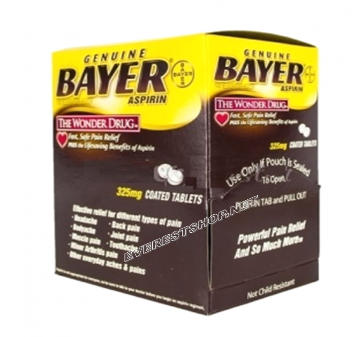 Genuine Bayer Aspirin 325 mg Tablet 50 x 2's - Image 1