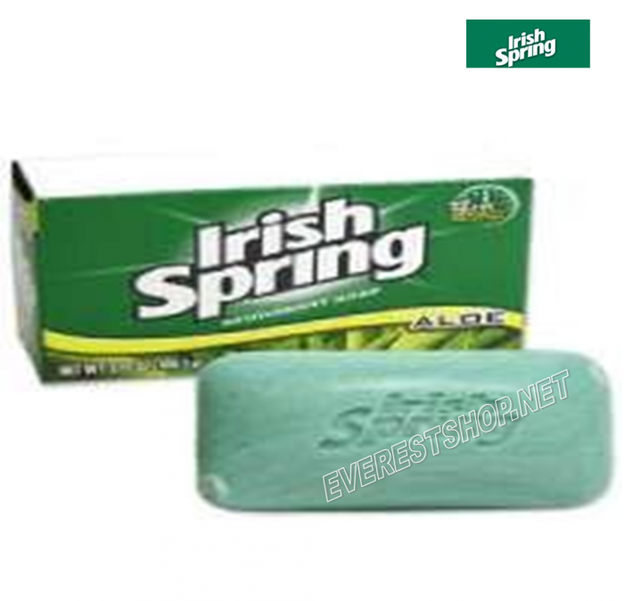 Irish Spring Soap * Aloe * 3.75 oz * 2 pcs - Image 1