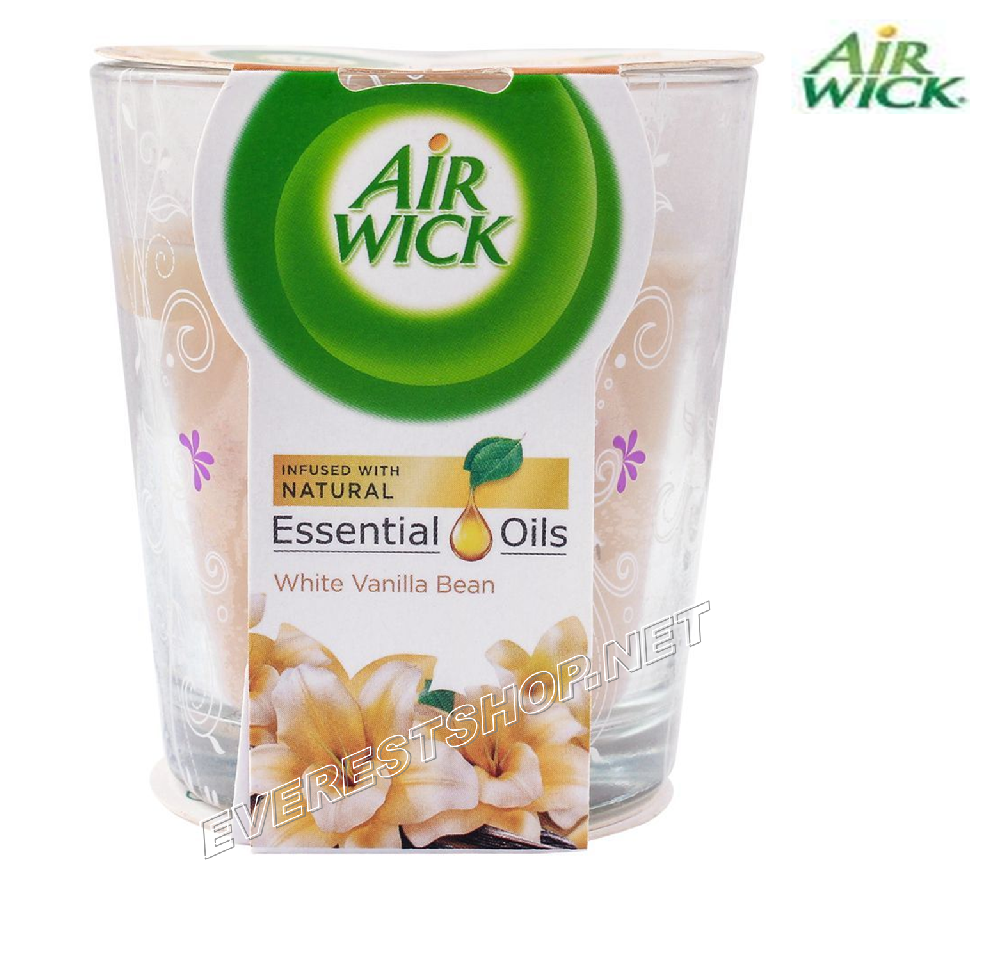 airwick candle white vanilla bean 3.7 oz Air Wick candle white vanilla bean * 3.7 oz * 2 pcs - Image 1