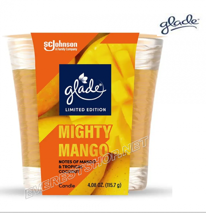 Glade Candle Mighty Mango * 4 oz * 2 pcs - Image 1