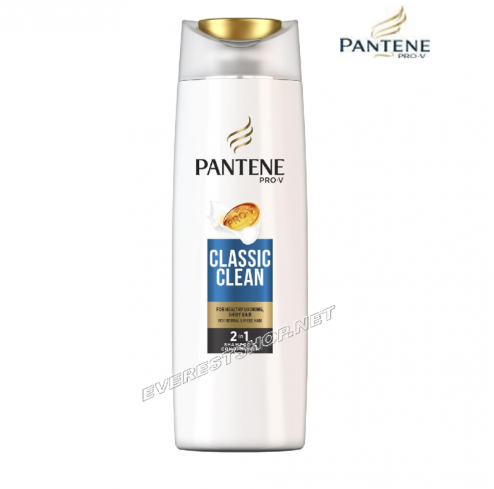 Pantene Shampoo Classic Clean * 340 ml * 2 pcs - Image 1