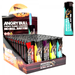 Angry Bull Windproof Printed Lighters 50 Pcs