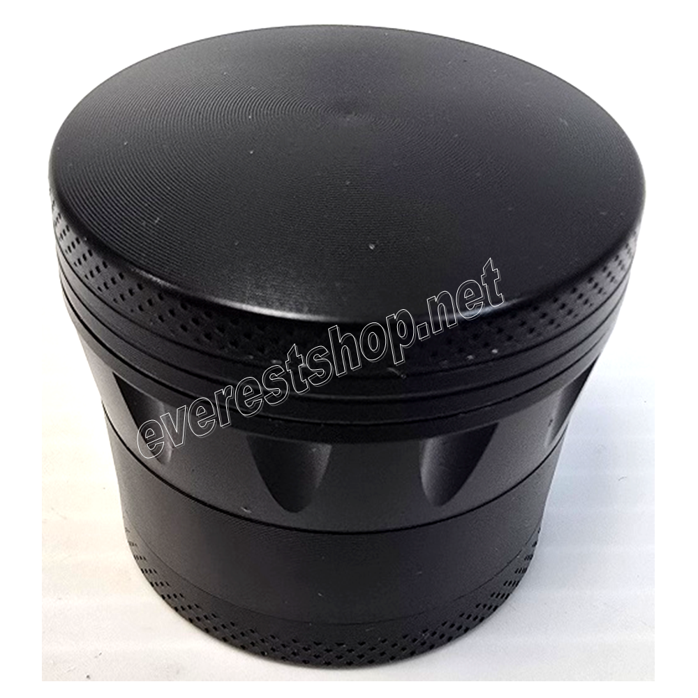 GRINDER BLACK Metal Tobacco Grinder 4 Parts 40 mm * Black Color * - Image 1