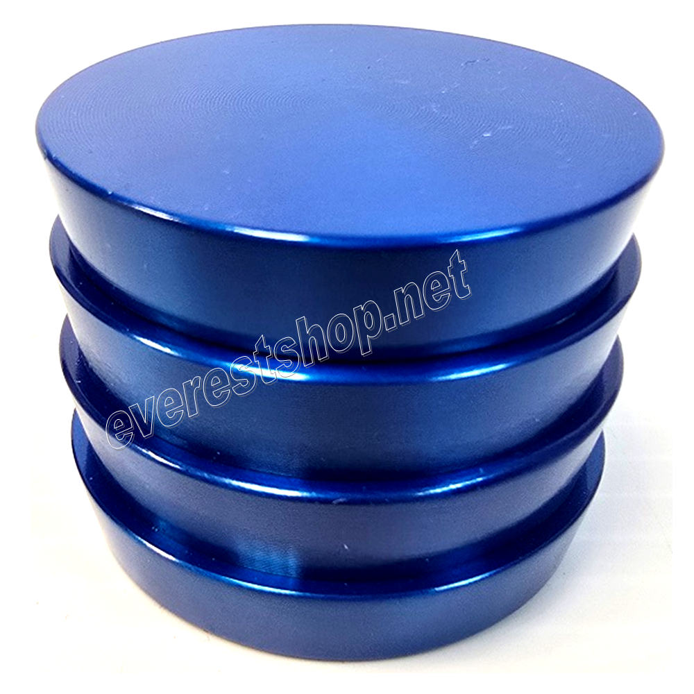 GRINDER CONIC BLUE 01 Metal Tobacco Grinder 4 Parts 40 mm * Blue Color * - Image 1